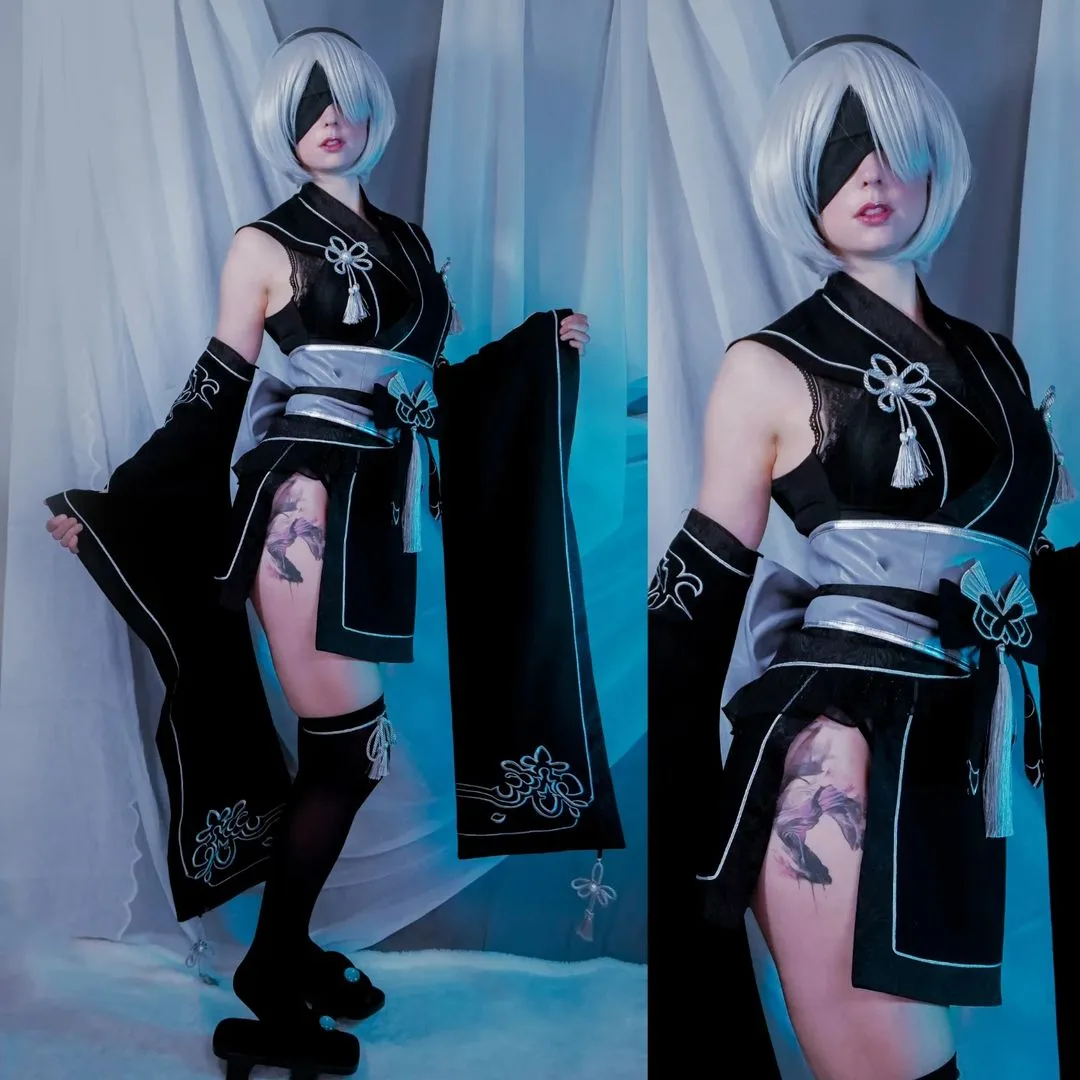 Cosplay fiel de 2B, personagem de NieR: Automata, faz sucesso na internet